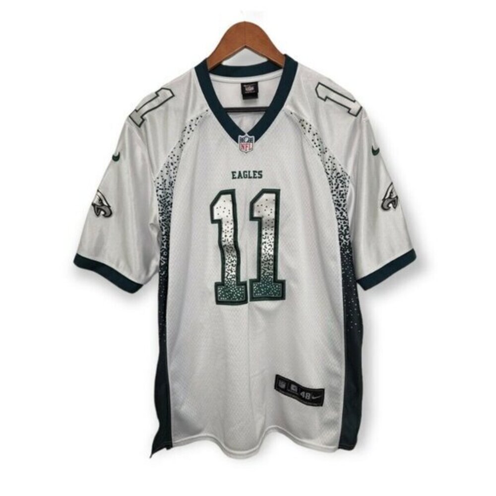 Carson Wentz‎ Nike Limited Edition White Jersey Stitched Mens 48 Eagles